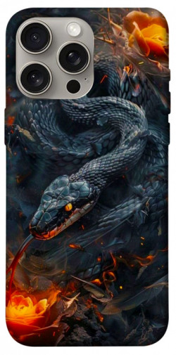 Чехол itsPrint Black snake для Apple iPhone 15 Pro Max (6.7")