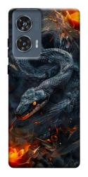 Чехол itsPrint Black snake для Motorola Edge 50 Fusion
