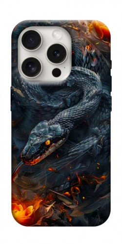 Чехол itsPrint Black snake для Apple iPhone 16 Pro (6.3")
