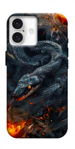 Чехол itsPrint Black snake для Apple iPhone 16 Plus (6.7")