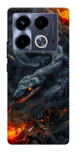 Чехол itsPrint Black snake для Infinix Note 40 4G