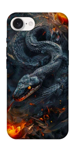 Чехол itsPrint Black snake для Apple iPhone 16e (6.1")