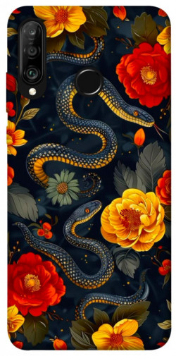 Чехол itsPrint Snake Garden для Huawei P30 lite