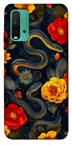 Чехол itsPrint Snake Garden для Xiaomi Redmi Note 9 4G / Redmi 9 Power / Redmi 9T
