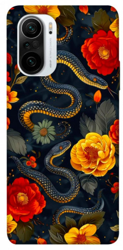 Чохол itsPrint Snake Garden для Xiaomi Redmi K40 / K40 Pro / K40 Pro+ / Poco F3