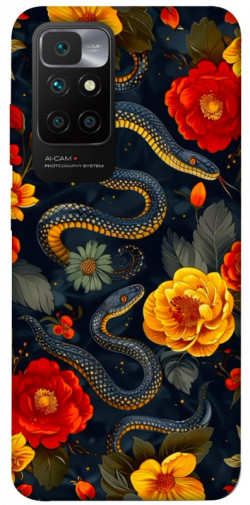 Чохол itsPrint Snake Garden для Xiaomi Redmi 10