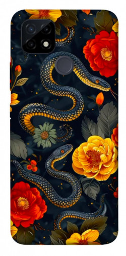 Чехол itsPrint Snake Garden для Realme C21Y