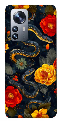 Чохол itsPrint Snake Garden для Xiaomi 12 / 12X