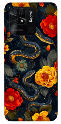 Чохол itsPrint Snake Garden для Xiaomi Redmi 10C