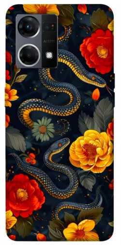 Чохол itsPrint Snake Garden для Oppo Reno 7 4G