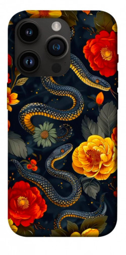 Чехол itsPrint Snake Garden для Apple iPhone 14 Pro (6.1")