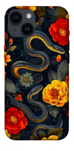 Чехол itsPrint Snake Garden для Apple iPhone 14 (6.1")
