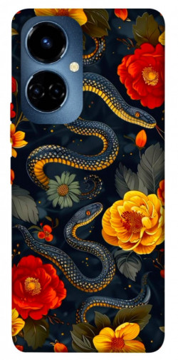 Чехол itsPrint Snake Garden для TECNO Camon 19 (CI6n) / 19 Pro (CI8n)
