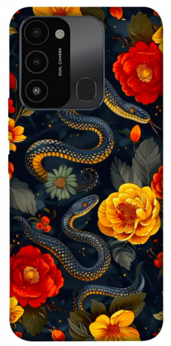 Чехол itsPrint Snake Garden для Tecno Spark Go 2022 (KG5m)