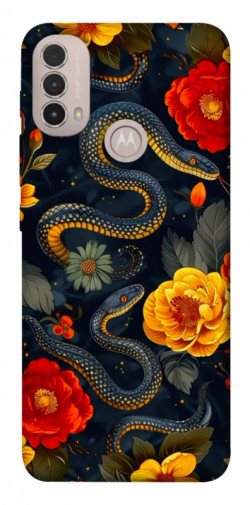 Чехол itsPrint Snake Garden для Motorola Moto E40