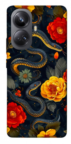 Чехол itsPrint Snake Garden для Realme 10 Pro+