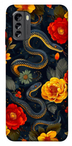 Чехол itsPrint Snake Garden для Nokia G60
