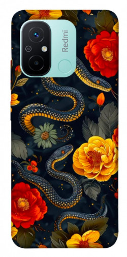 Чехол itsPrint Snake Garden для Xiaomi Redmi 12C
