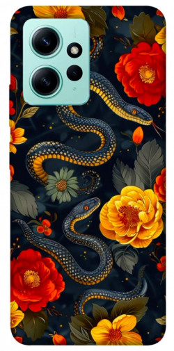 Чехол itsPrint Snake Garden для Xiaomi Redmi Note 12 4G