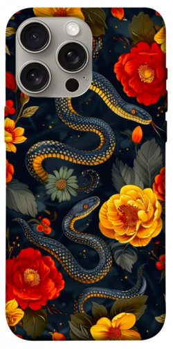 Чехол itsPrint Snake Garden для Apple iPhone 15 Pro Max (6.7")