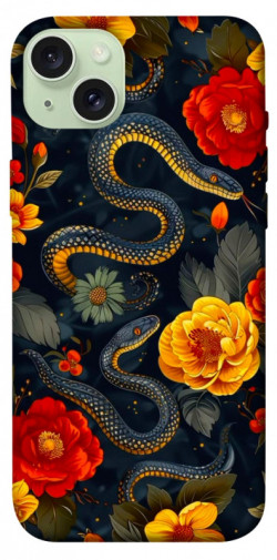 Чехол itsPrint Snake Garden для Apple iPhone 15 Plus (6.7")