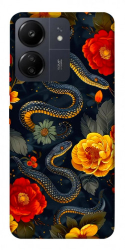 Чехол itsPrint Snake Garden для Xiaomi Redmi 13C