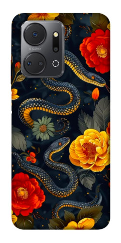 Чехол itsPrint Snake Garden для Huawei Honor X7a