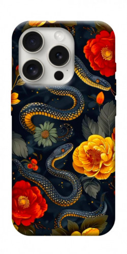 Чехол itsPrint Snake Garden для Apple iPhone 16 Pro (6.3")