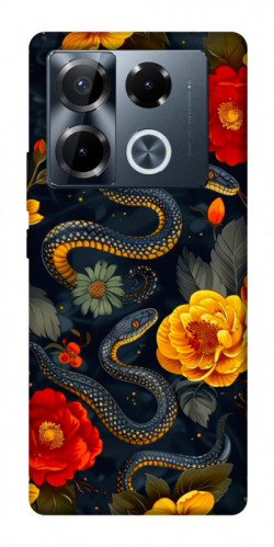 Чехол itsPrint Snake Garden для Infinix Note 40 Pro 4G