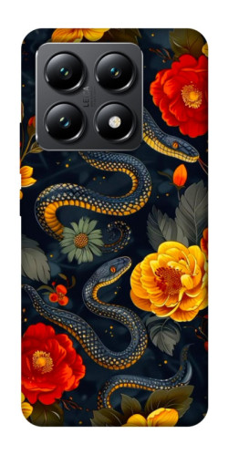 Чехол itsPrint Snake Garden для Xiaomi 14T