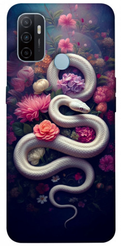 Чохол itsPrint Flower snake для Oppo A53 / A32 / A33