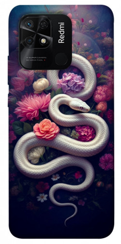 Чехол itsPrint Flower snake для Xiaomi Redmi 10C