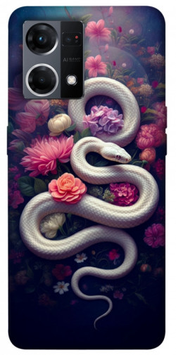 Чохол itsPrint Flower snake для Oppo Reno 7 4G