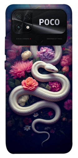Чехол itsPrint Flower snake для Xiaomi Poco C40