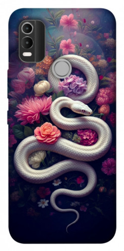 Чехол itsPrint Flower snake для Nokia C21 Plus