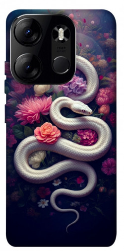 Чехол itsPrint Flower snake для Tecno Spark Go 2023