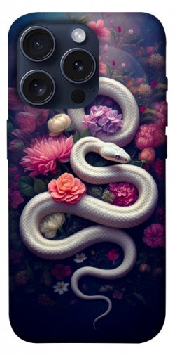 Чехол itsPrint Flower snake для Apple iPhone 15 Pro (6.1")