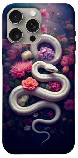 Чехол itsPrint Flower snake для Apple iPhone 15 Pro Max (6.7")