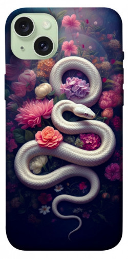 Чехол itsPrint Flower snake для Apple iPhone 15 Plus (6.7")