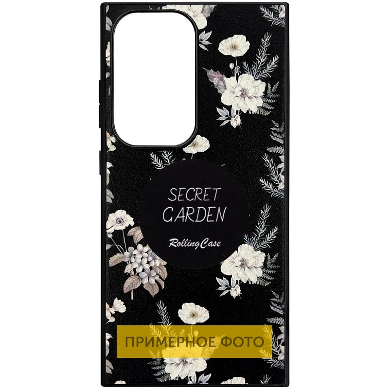 TPU+PC чехол Soft Secret Garden для Samsung Galaxy A35, Black, Силикон, купить оптом с доставкой