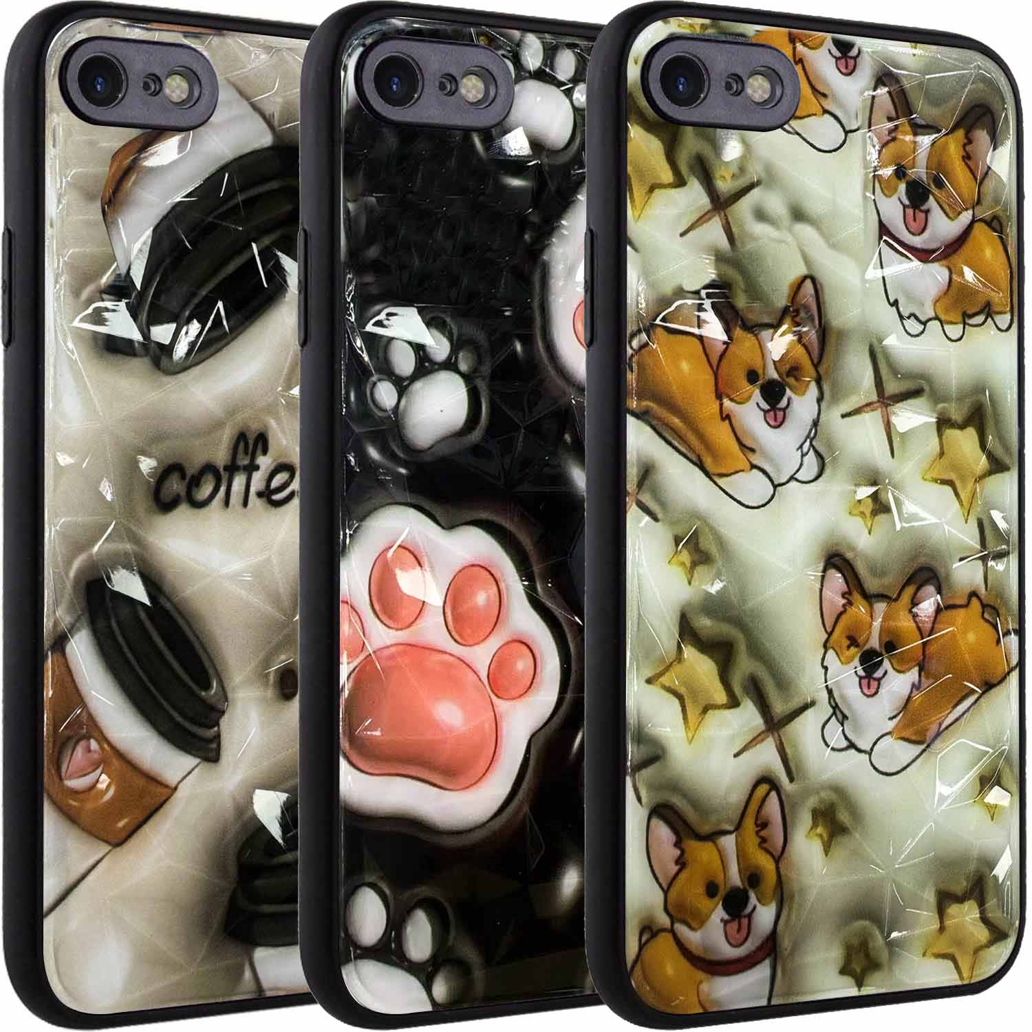 TPU+PC чохол Prisma Plushie для Apple iPhone 7 / 8 / SE (2020) (4.7"), TPU+PC, купити оптом з доставкою