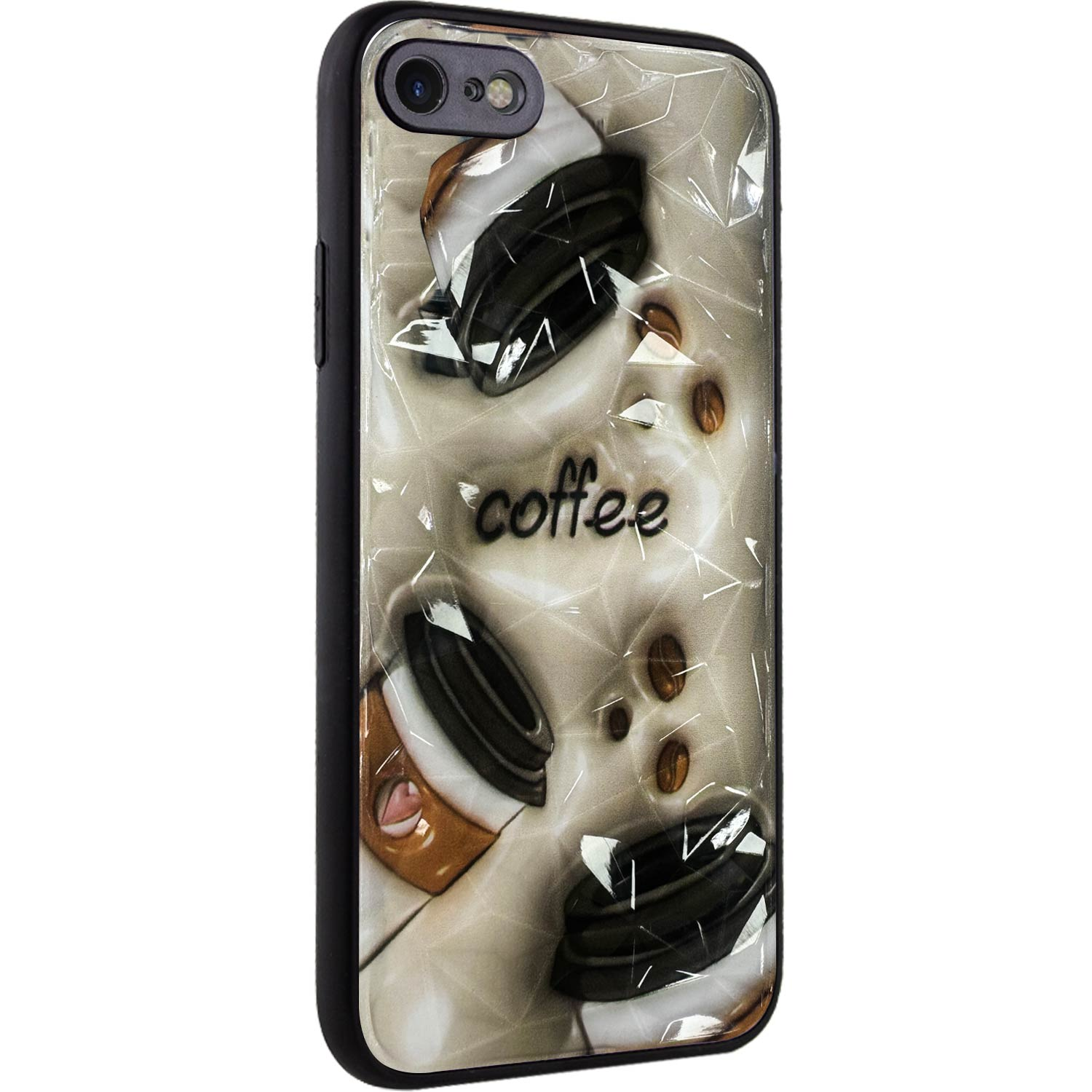TPU+PC чохол Prisma Plushie для Apple iPhone 7 / 8 / SE (2020) (4.7"), Coffee, TPU+PC, купити оптом з доставкою