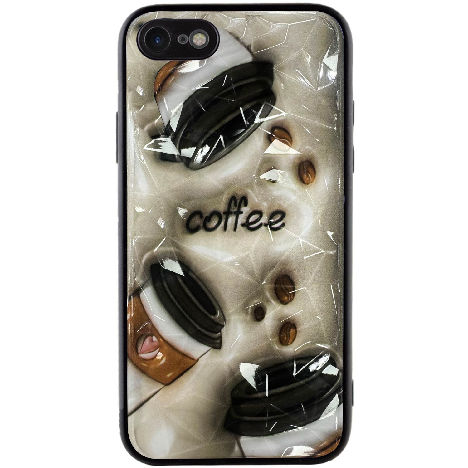 TPU+PC чохол Prisma Plushie для Apple iPhone 7 / 8 / SE (2020) (4.7"), Coffee 1, TPU+PC, купити оптом з доставкою