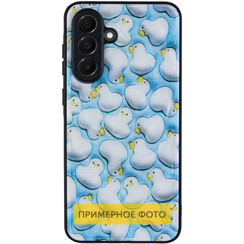 TPU+PC чехол Prisma Plushie Full Camera для Xiaomi Redmi 12C с креативным принтом на картинке №2