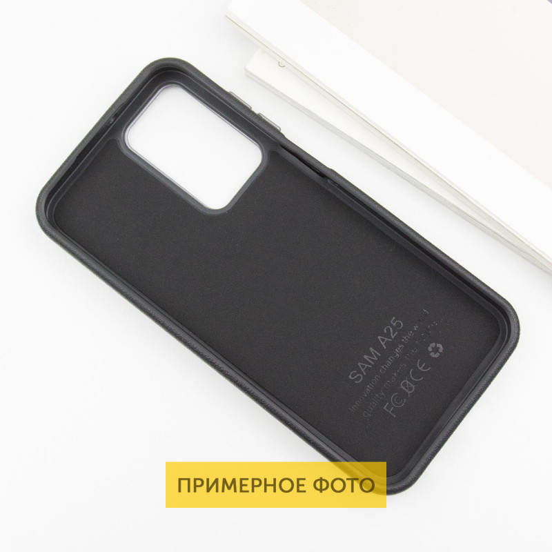 Кожаный чехол Leather Case Metal Buttons для Xiaomi Redmi 9C на картинке №4