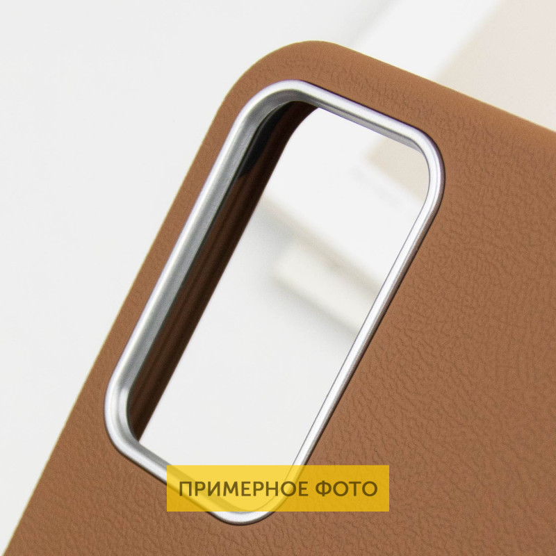 Кожаный чехол Leather Case Metal Buttons для Xiaomi Redmi 9C на картинке №6