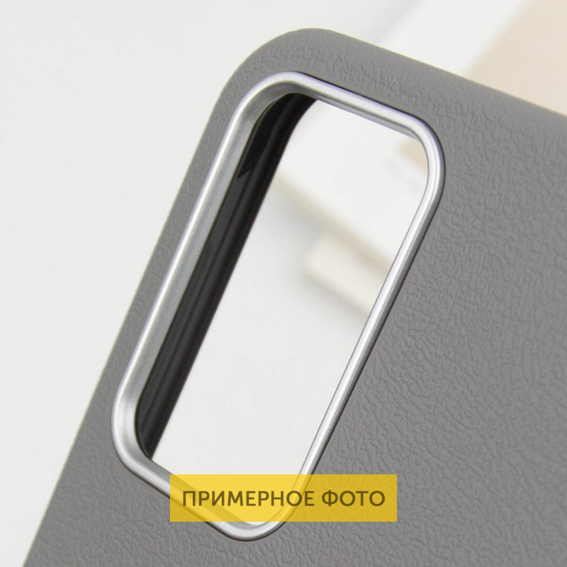Кожаный чехол Leather Case Metal Buttons для Xiaomi Redmi 9C на картинке №6