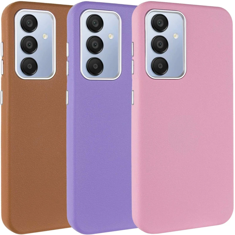 Кожаный чехол Leather Case Metal Buttons для Samsung Galaxy S23 FE, Искусственная кожа, купить оптом с доставкой