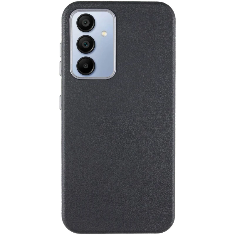 Кожаный чехол Leather Case Metal Buttons для Samsung Galaxy S23 FE, Black 1, Искусственная кожа, купить оптом с доставкой