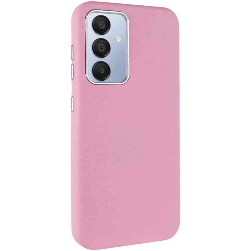 Кожаный чехол Leather Case Metal Buttons для Samsung Galaxy S23 FE, Light Pink, Искусственная кожа, купить оптом с доставкой